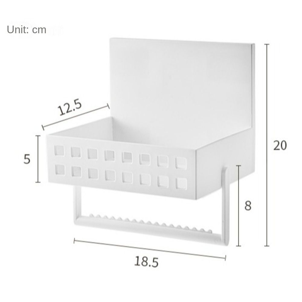 Magnetic Kitchen Organizer Shelf Spice Storage Rack Storage Basket Bathroom