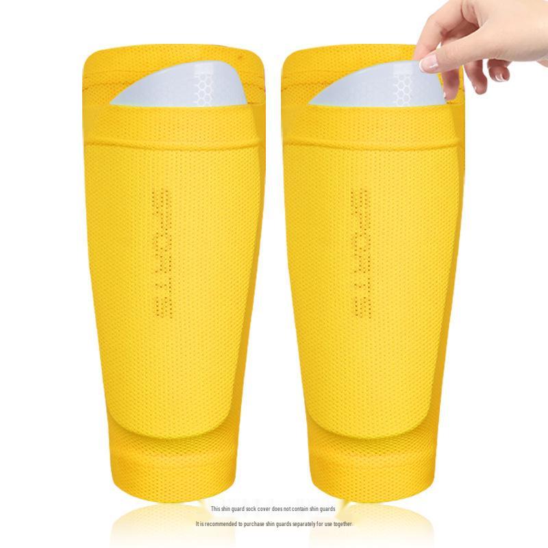 

Unisex Quick-Dry Breathable Shin Guard Socks for Men, Women & Kids - Mid-Calf Mesh Football Cover