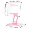 Metal Frame Tablet Foldable Holder Transparent Tablet Phone Bracket Foldable Tablet Stand  Office