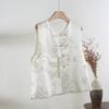 Vest Vest Women 2025 New Antique Sleeveless Top Button Vest Vest