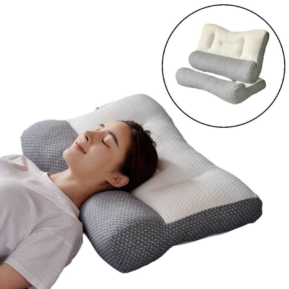 Ergonomic Cervical Spine Protection Pillow Breathable Sleep Aid Pillow  Cervical Spine Care