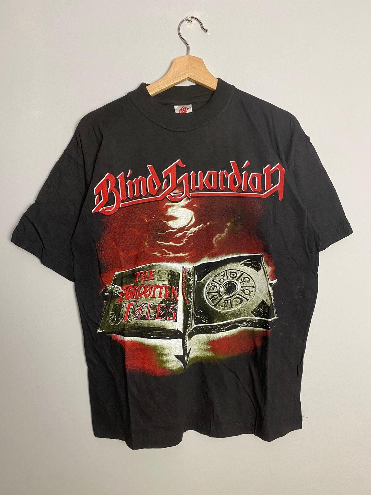 Vintage 90s Blind Guardian TheForgotten Tales Metal Band Tee Unisex T-Shirt S