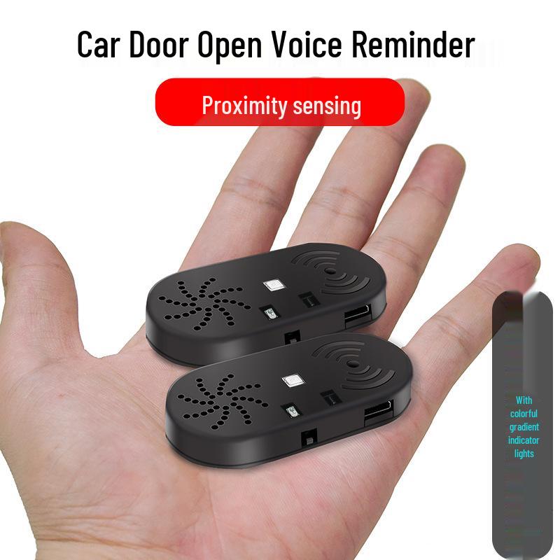 Automatic Car Door Voice Reminder & LED Warning Light