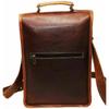 Messenger Real Satchel Genuine Laptop Briefcase Bag 13.5" Vintage Goat Leather