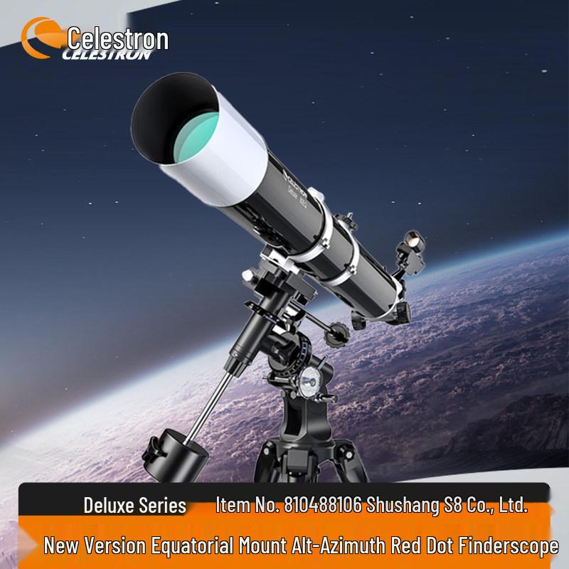 Телескоп Celestron 80DX Professional HD, Высокое увеличение, Для начинающих (81048) PowerSeeker 80 EQ