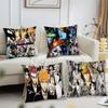 Anime Figure Bleach Pillow Case Square Pillow Bedroom Sofa Leisure Comfort Cushion Car Living Room Home Decoration