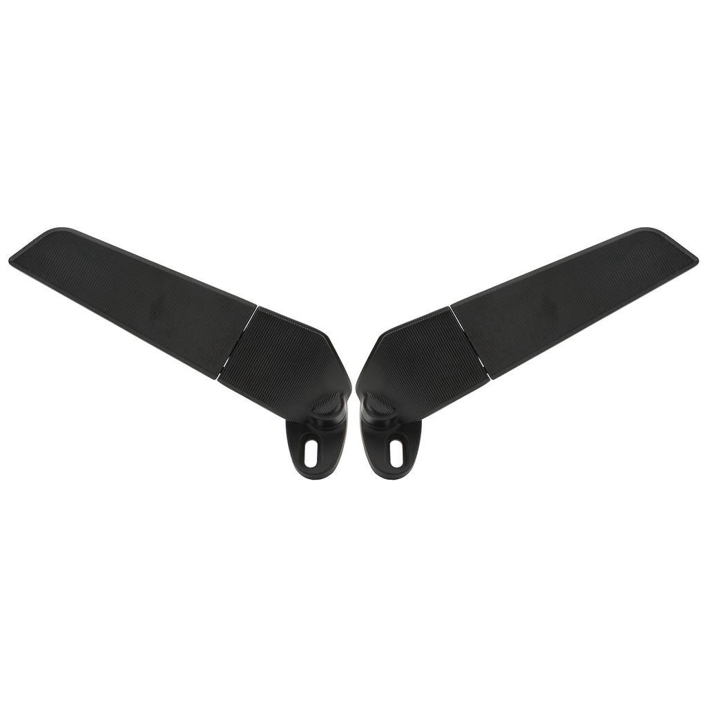 2pcs Motorcycle Rearview Mirror Adjustable Rotating Wind Wing Mirror Replacement for Ninja 250 300