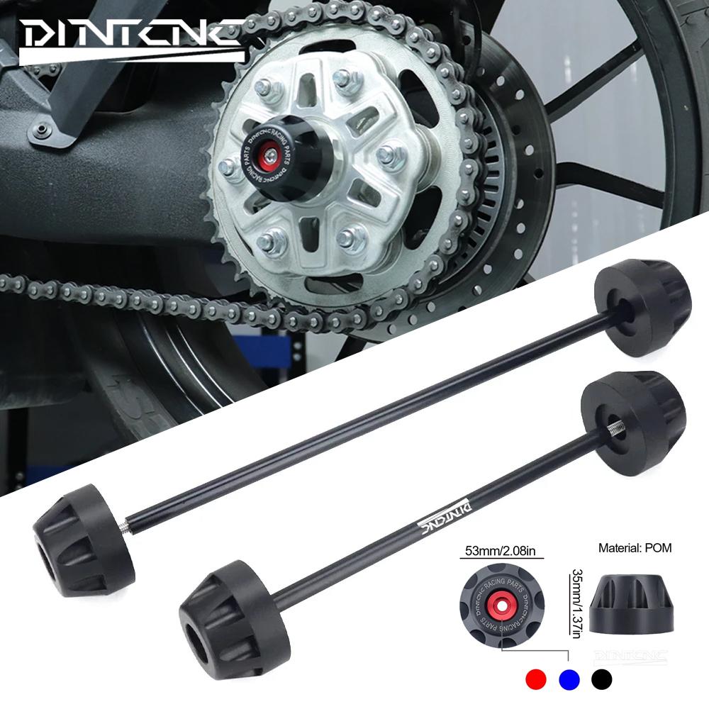 Front Rear Wheel Anti-Fall Collision Axle For DUCATI DIAVEL 1260 1200 XDIAVEL S Nera DARK 2021 2022 2023 Protector Accessories