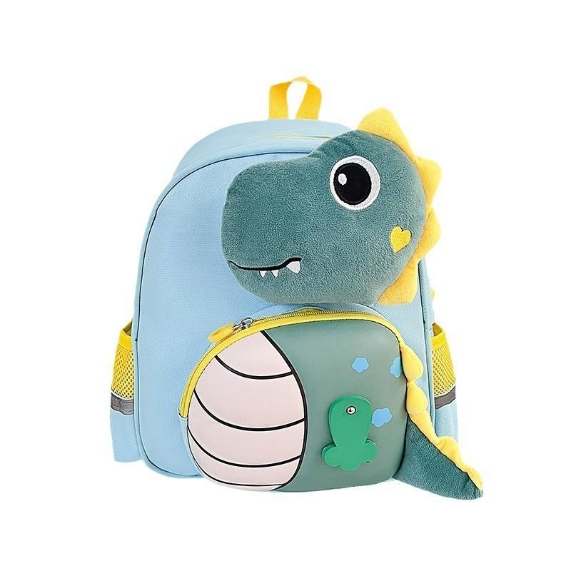 Cute Dinosaur Theme Kids Backpack Breathable Oxford Cloth For School And Playtime