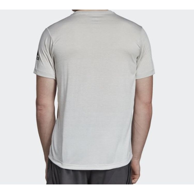 Adidas FreeLift Gradient Training Short Sleeve T-Shirt Men Tops Grey White DY9605