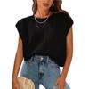 Summer Women's Round Neck Hollowed Out Sunscreen Knitted Sweater Cover Knitted Vests