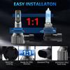 9006/HB4 LED Headlight Bulbs IP68 Waterproof Car LED Headlight Bulbs 6500K 120W 12000LM Bright LED