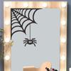 Black DIY Window On Wall Prank Halloween Decoration Decal Spider Sticker Wallpaper