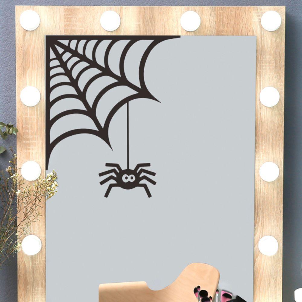 Black DIY Window On Wall Prank Halloween Decoration Decal Spider Sticker Wallpaper
