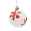 6/12pcs Delicate Christmas Tree Pendant 6cm Hanging Ornament DIY Supplies Christmas Ball  Holiday