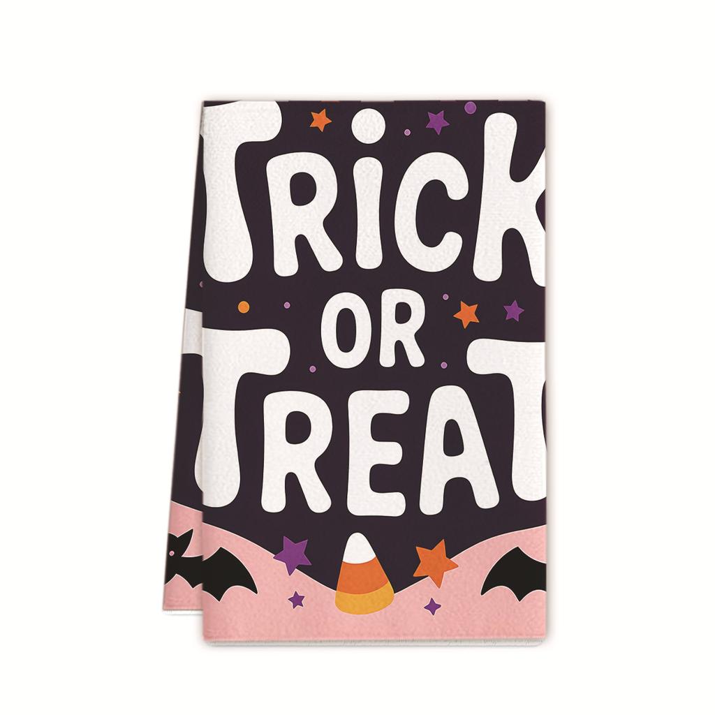 Halloween Towel Ornament Gift Microfiber Printing Kitchen Towel Special Dish Towel Rag
