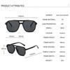 2PACK Vintage Square Sunglasses Woman Retro Brand Mirror Sun Glasses Fashion Black Orange Candy Colors Oculos De Sol Feminino