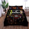 Cartoon Freddy Bedding Set Duvet Cover Pillowcase Bedroom Decor for Boys and Girls Birthday Gift Available In Single Double and