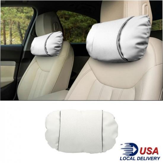 1Pcs Car Seat Headrest Memory Breathable Mesh Pillows Head Neck Rest Universal