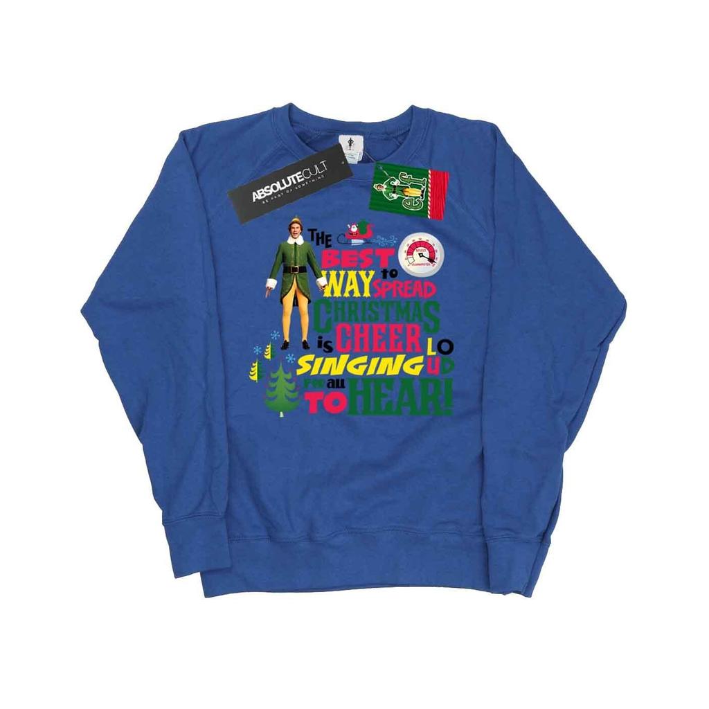 Elf Womens/Ladies Christmas Cheer Sweatshirt