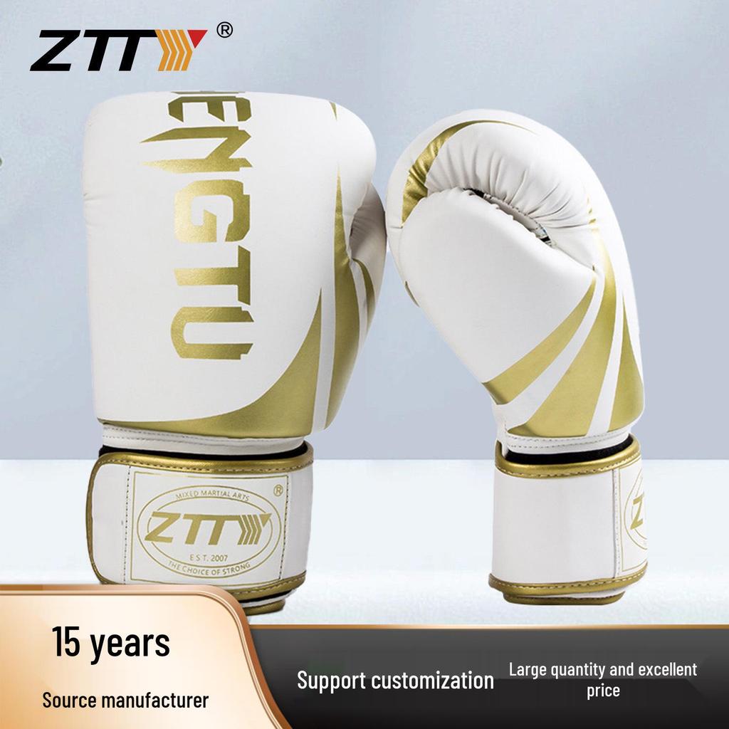 ZTTY Muay Thai Punching Bag Gloves with Rubber and Plastic Liner