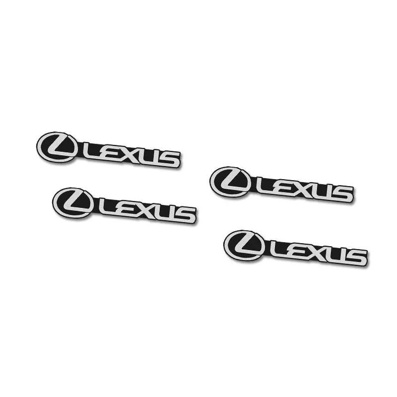 

4 шт. 3D алюминиевая наклейка-значок-эмблема на автомобильный стереодинамик For Lexus Fsport RX330 IS250 RX350 IS300h GS300 UX LX570 LS430