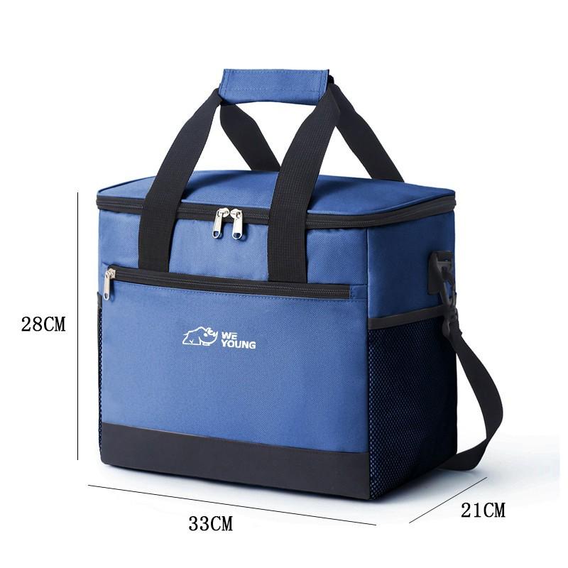 Insulated Lunch Box For Men & Women – Leak-Proof Cooler Bag With 4 Pockets, Adjustable Strap, Perfect For Work, Travel, And Picnics