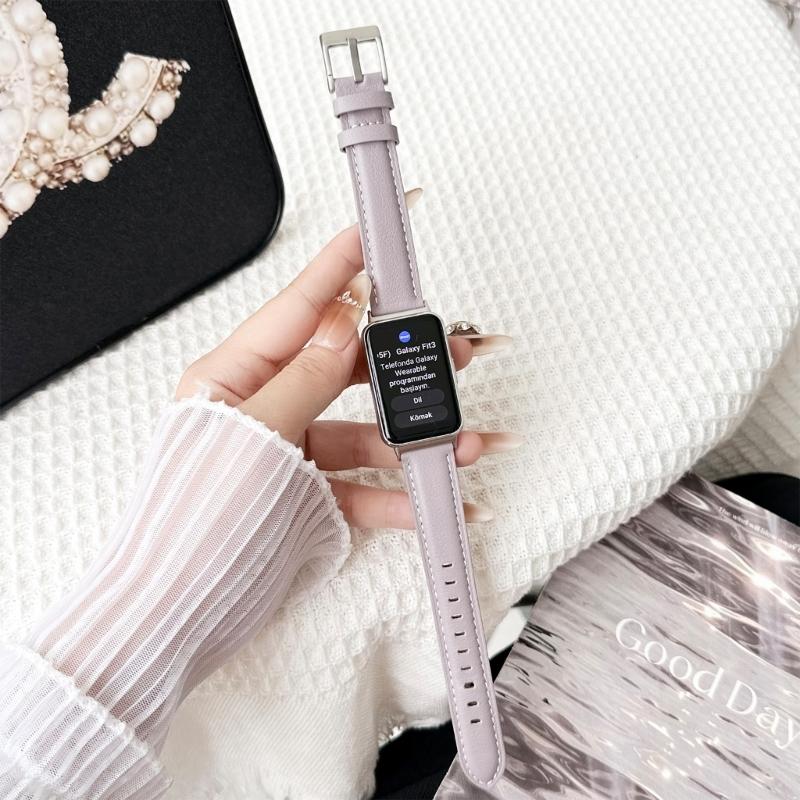 Elegant Leather Band for Smartwatches Stylish Leather Wristband Classical Leather Smartwatches Strap for Smartwatches