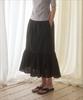 Manggomaenipeullijeu Cake Lace Skirt_Black