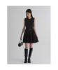 Sleeveless Knit Dress Black