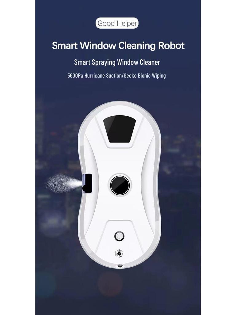 High-Altitude Automatic Window Cleaning Robot with Long-Lasting Suction and Anti-Fall Features