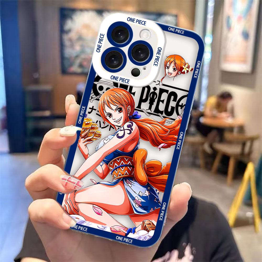 

One P-Piece Luffy Robin ACE Cover Clear Phone Case For Redmi Note 15 14 13 12 11 11T 11S 10 9 10S 9S 8 Pro Max Plus Shell Case Redmi NOTE8