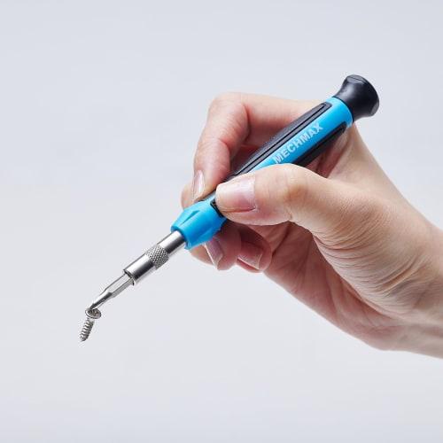 MECHMAX 51-Piece Magnetic Precision Screwdriver Bit Set with Pentalobe Bits for Apple iPhone, MacBook, Switch, Wii, PS5, Xbox, Smartphones, Laptops, T