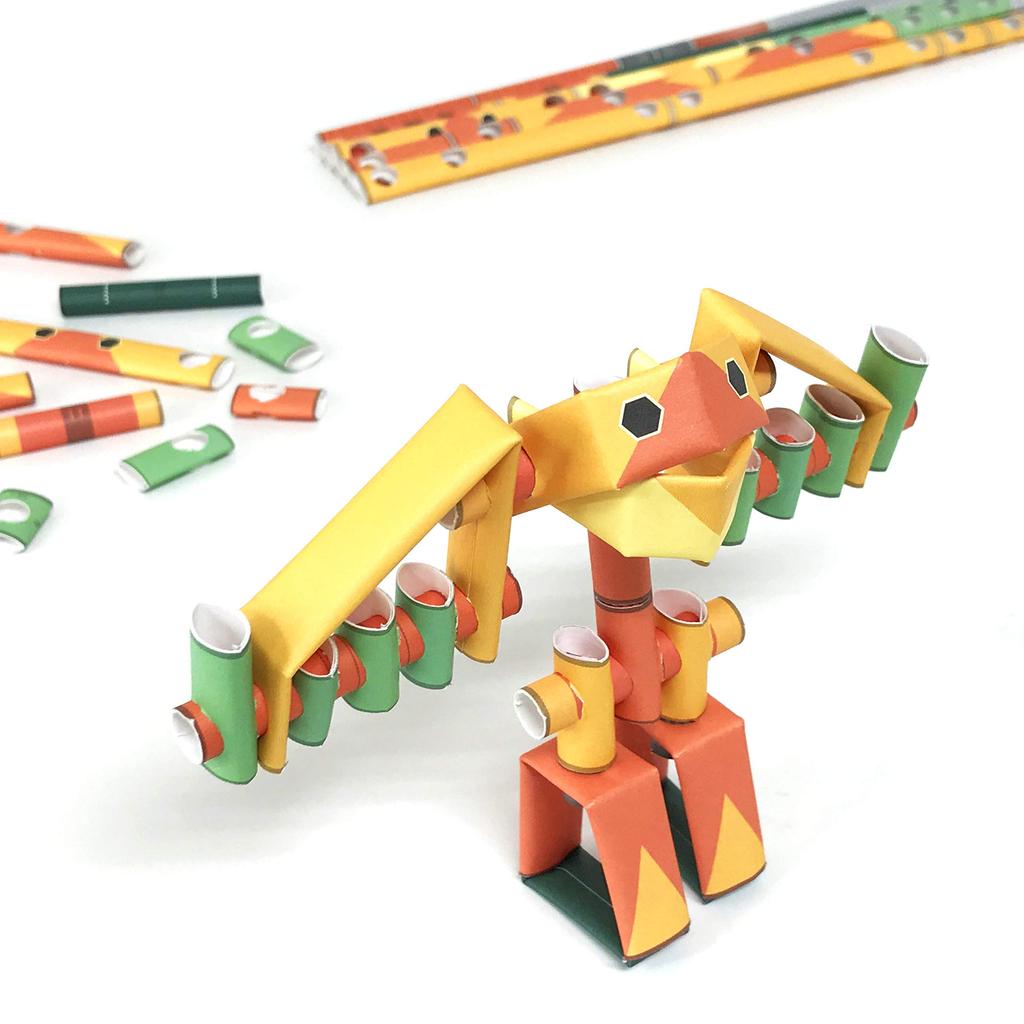 PIPEROID Classics Jet Jonathan A paper craft kit that can be enjoyed by elementary school children to adults Perfect for boys and girls who love