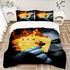Poker Hand Print 3Pcs Bedding Setduvet Cover With 2 Bedropillowcase Home Birthday Gift