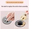 New User Bonus: Dual 0.77 Flower Washbasin Leakproof Press Pop-up Core Sink Stopper