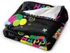 Happy Birthday Blanket Soft Lightweight Throw Blankets Cozy Flannel Bed Throws for Sofa Couch Travel Home Room Bedroom Decor Gif