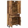 Highboard with Drawers 2 pcs Reclaimed Wood Look 69.5 x 34 x 180 cm