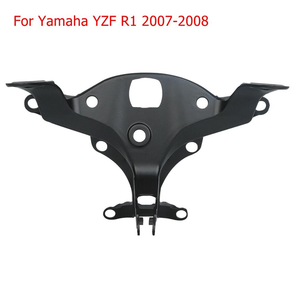 Motorcycle Aluminum Black Front Headlight Fairing Bracket For Yamaha R1 2002-2014 R6 1999-2016 Honda CBR600RR 1000RR 2003-2006