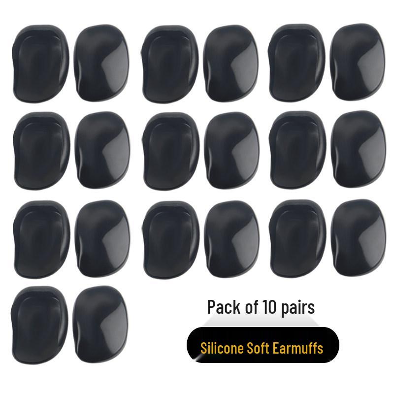 10 Pairs Silicone Ear Covers for Hair Dyeing and Deep Conditioning