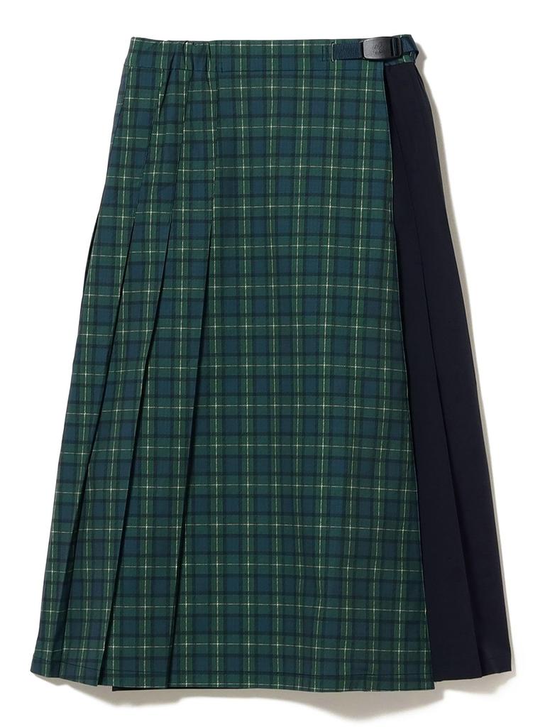 Beams Boy Skirt [Special Order] Gramicci Pleated Skirt, Women's, Black, One Size