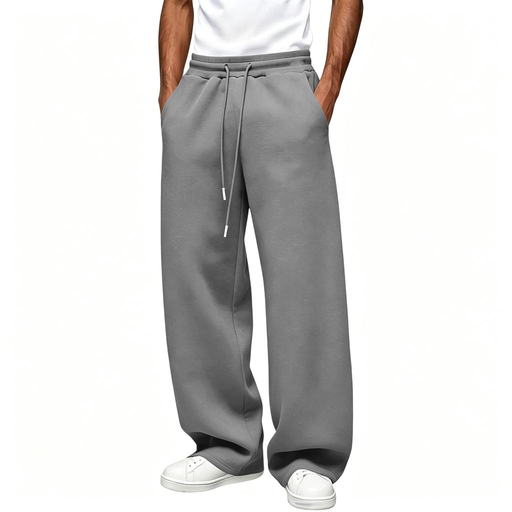 Men's Loose Fit Casual Sweatpants with and Elastic Waist