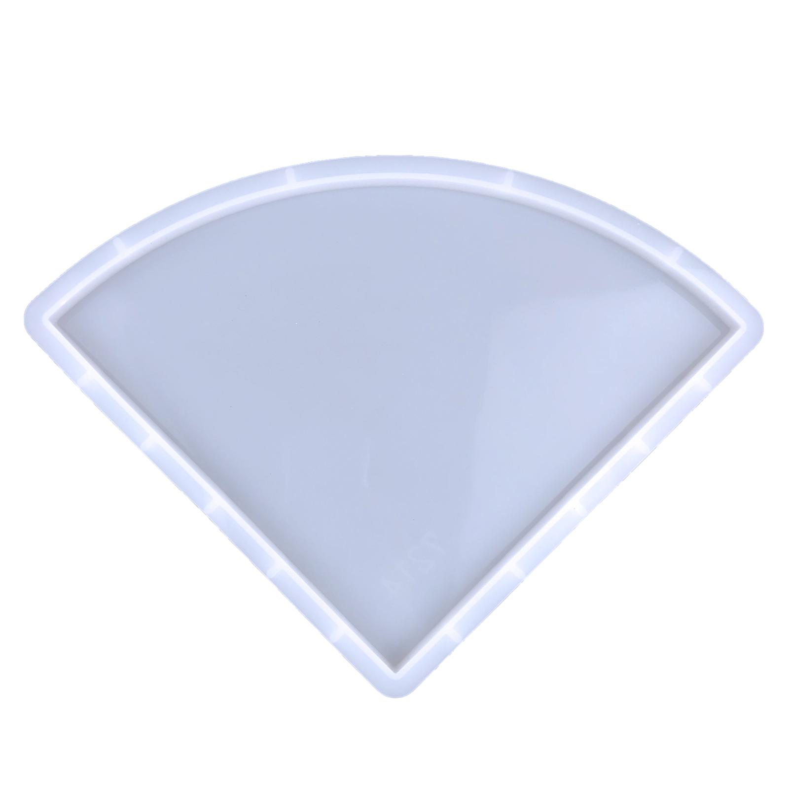 

Diy Crystal Epoxy Mold Mirror Wall Round Sector Shelf Mould Ornaments Silicone Mold for DIY Jewelry Making Item Storage 1