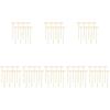Sewroro Mini Zen Sand Rakes Miniatures 48 Pcs Zen Rake Mini Zen Garden Rakes Meditation Sand Desktop Sand Box Accessories Garden Rake Dining Table