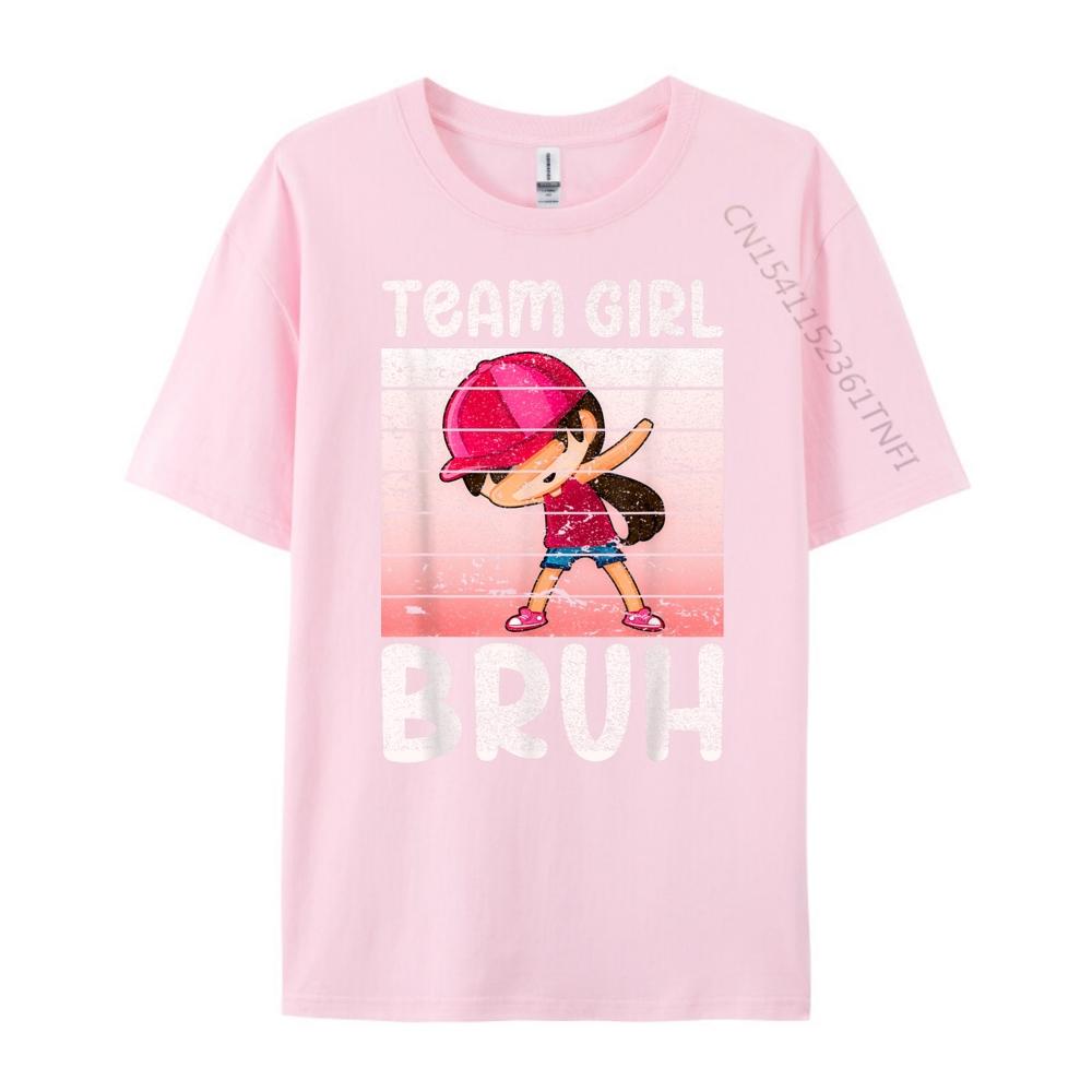 Family Team Girl Bruh Gender Reveal Party Announcement Sports T Shirt Men Tee Shirt Men Mardi Gras Tops