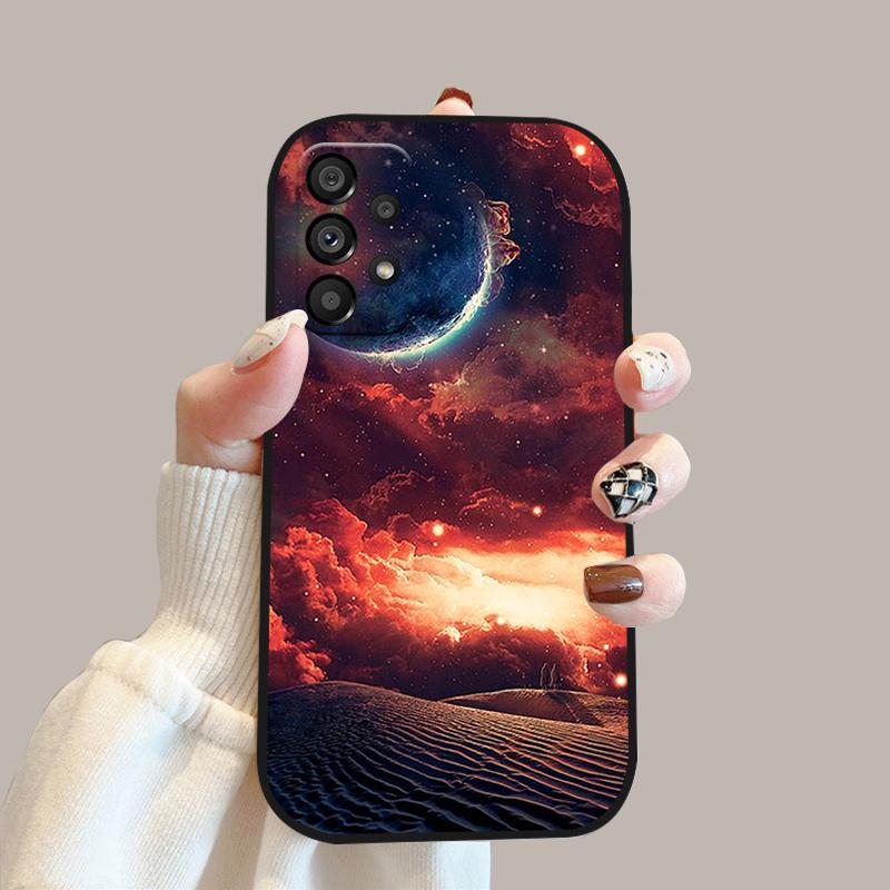 For Samsung A73 A72 Cases Fashion Cartoon Printing Soft Silicone TPU Phone Cover For Samsung Galaxy A53 A33 Phone Bumper Case