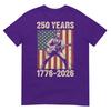 Abraham Lincoln 250 Years America 4th July 250th Anniversary Tshirt
