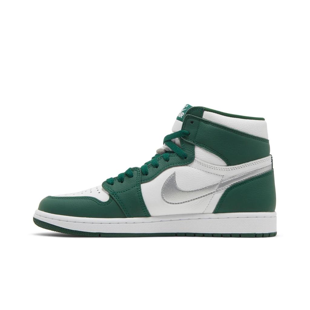 Air Jordan 1 Retro High OG 'Gorge Green' (Unisex) Gorge Green / Metallic Silver / White Vintage Basketball Shoes DZ5485 303