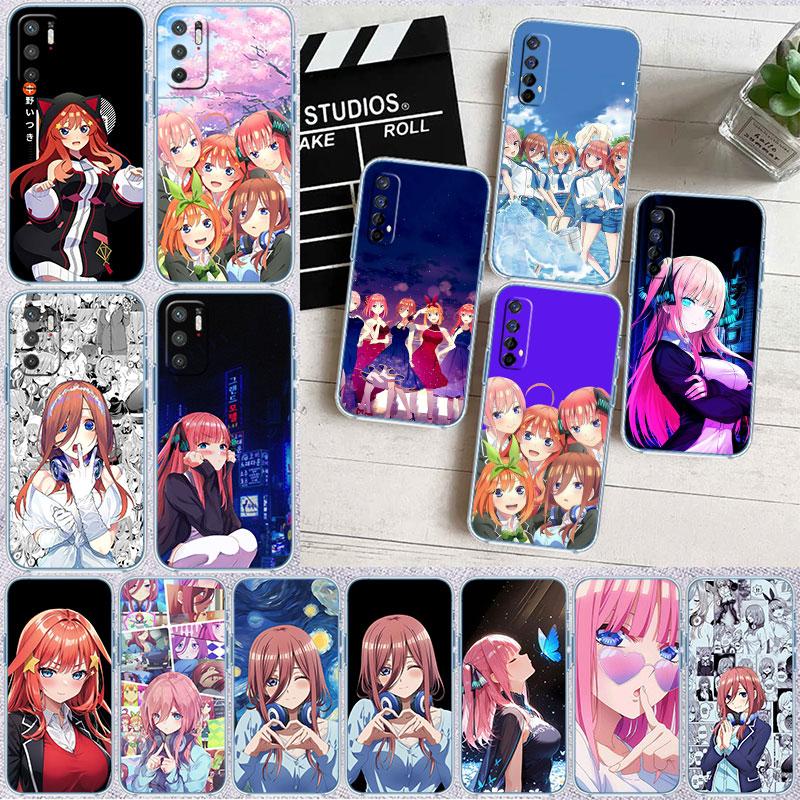 Miku Nino Itsuki Nakano Transparent Phone Case for Motorola Moto Edge 20 30 40 50 S30 Fusion Ultra Pro Neo Lite