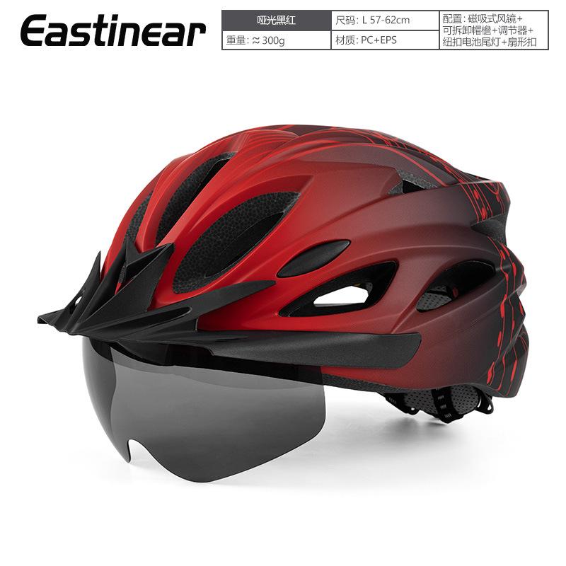 Man bicycle road bike bicycle lightweight breathable cycling helmet L（57-62cm）